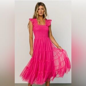 Baltic Born Emma Smocked Tulle Dress